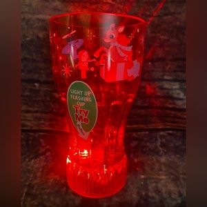 Rudolph The Red Nosed Reindeer & Santa Light Up Christmas Tumbler